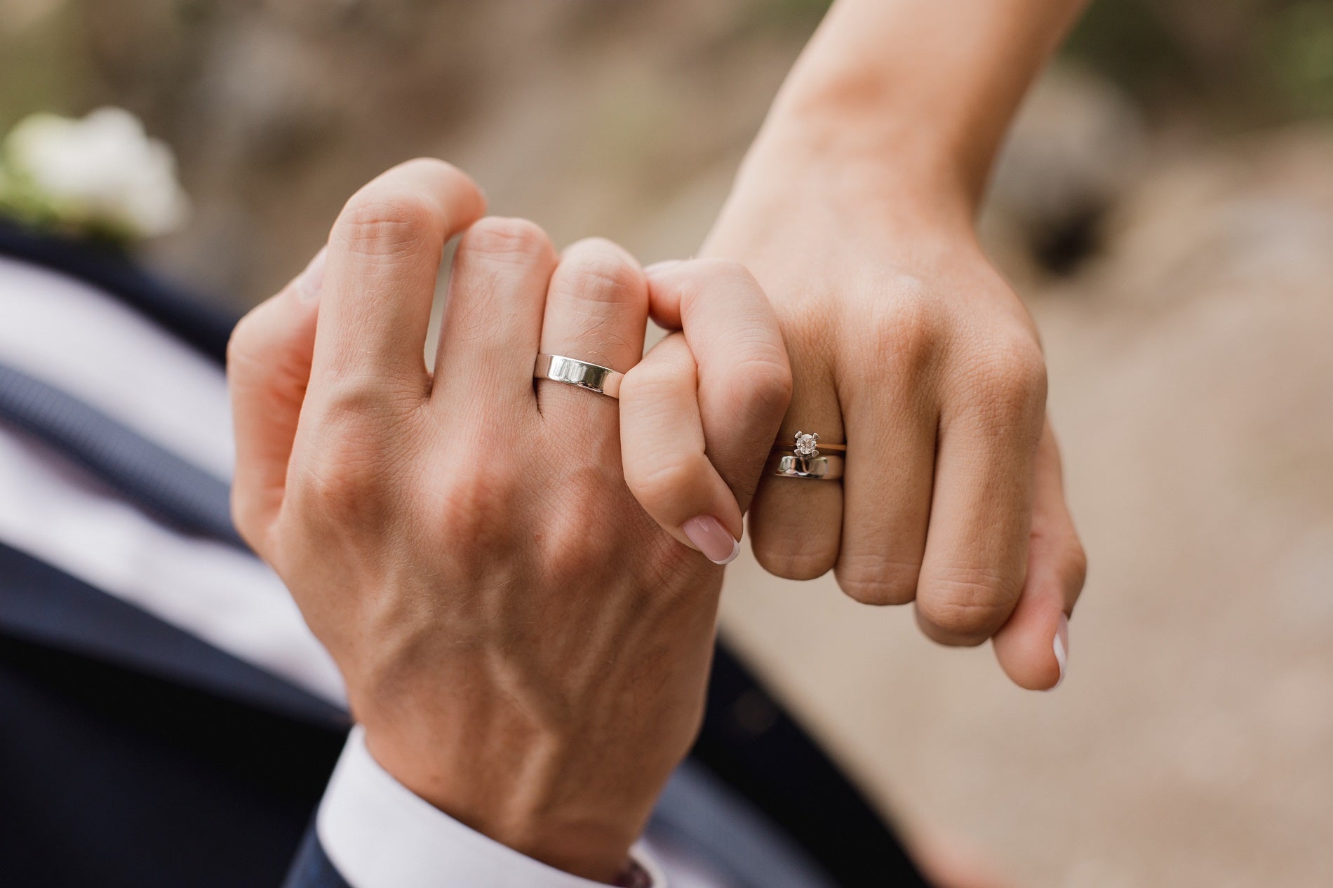 Wedding bands for working hands cheap