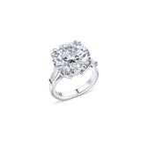 Rivière Platinum 10.93ct Round Brilliant Cut Diamond Ring, GIA Certified