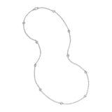 Rivière Platinum 2.52ctw 10 Diamonds by the Yard Necklace