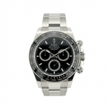 Rolex Cosmograph Daytona 40mm Stainless Steel Black Dial – Ref. 126500LN PRE - OWNED