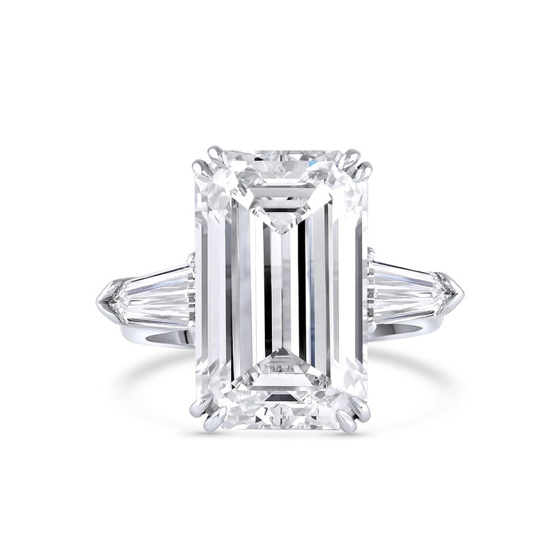 Platinum10.03ct Internally Flawless Emerald Cut Diamond Ring, GIA Certified