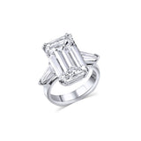 Platinum10.03ct Internally Flawless Emerald Cut Diamond Ring, GIA Certified