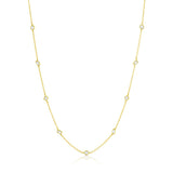 Rivière 18kt Yellow Gold 1.45ctw Multi-Shaped Diamonds by the Yard 16" Necklace