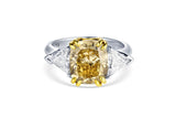 RIVIÈRE FANCY COLOR DIAMOND RING