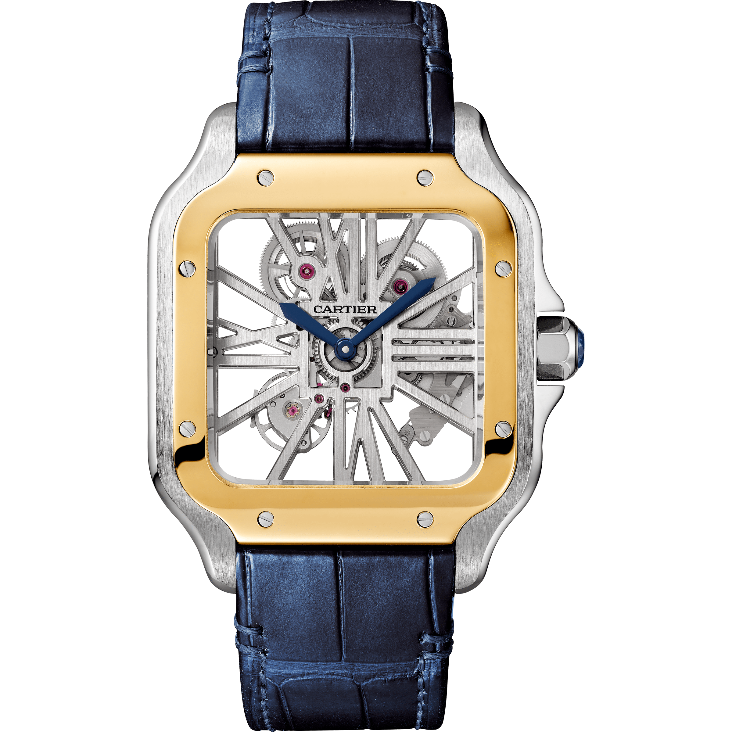 Santos de Cartier skeleton watch WHSA0019 – CJ Charles Jewelers