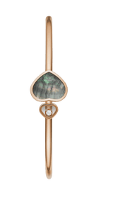 Happy Heart Bangle Black Tahitian