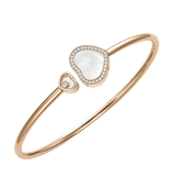 Happy Heart Bangle Mother of pearl