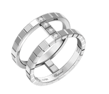 Ice Cube White Gold Diamond Ring