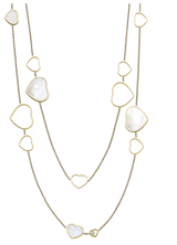 Happy Hearts Sautoir necklace Mother of Pearl