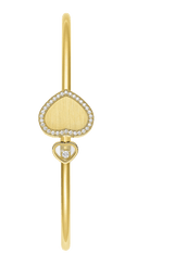 Happy Hearts Golden Hearts Bangle