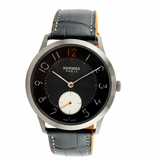 HERMES SLIM TITANIUM AUTOMATIC 39.5 MM W047365WW00 - PRE - OWNED