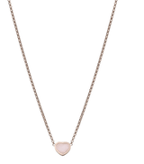 My Happy Hearts Necklace Pink Opal