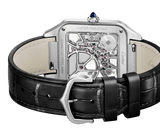 Santos-Dumont skeleton watch equipped with a micro-rotor WHSA0044