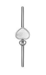 Happy Heart Bangle Mother Of Pearl