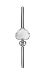 Happy Heart Bangle Mother Of Pearl