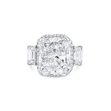 Rivière Platinum 13.26ct Radiant Cut Diamond Ring, GIA Certified