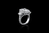 Rivière Platinum 13.26ct Radiant Cut Diamond Ring, GIA Certified