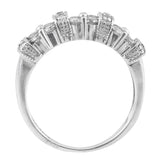Estate 14k White Gold Diamond Wedding Band