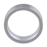 Men's White Tungsten Polished & Brushed Band