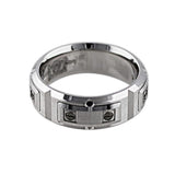 18k White Gold Screw Link Band