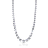 Rivière Platinum 100ct Diamond Necklace, GIA Certified