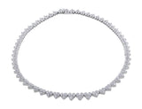 Roberto Coin Heart-Shaped Cluster Diamond Necklace