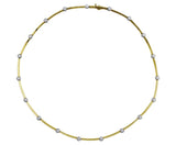 Estate Tiffany & Co. Bezel Set Diamond Necklace