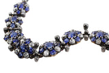 Antique Kashmir Sapphire Necklace