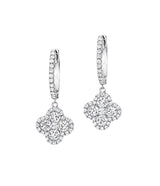 Quatrefoil Diamond Earrings