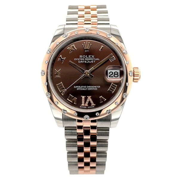 Rolex Datejust 31 178341 Chocolate Diamond Dial - Pre-Owned