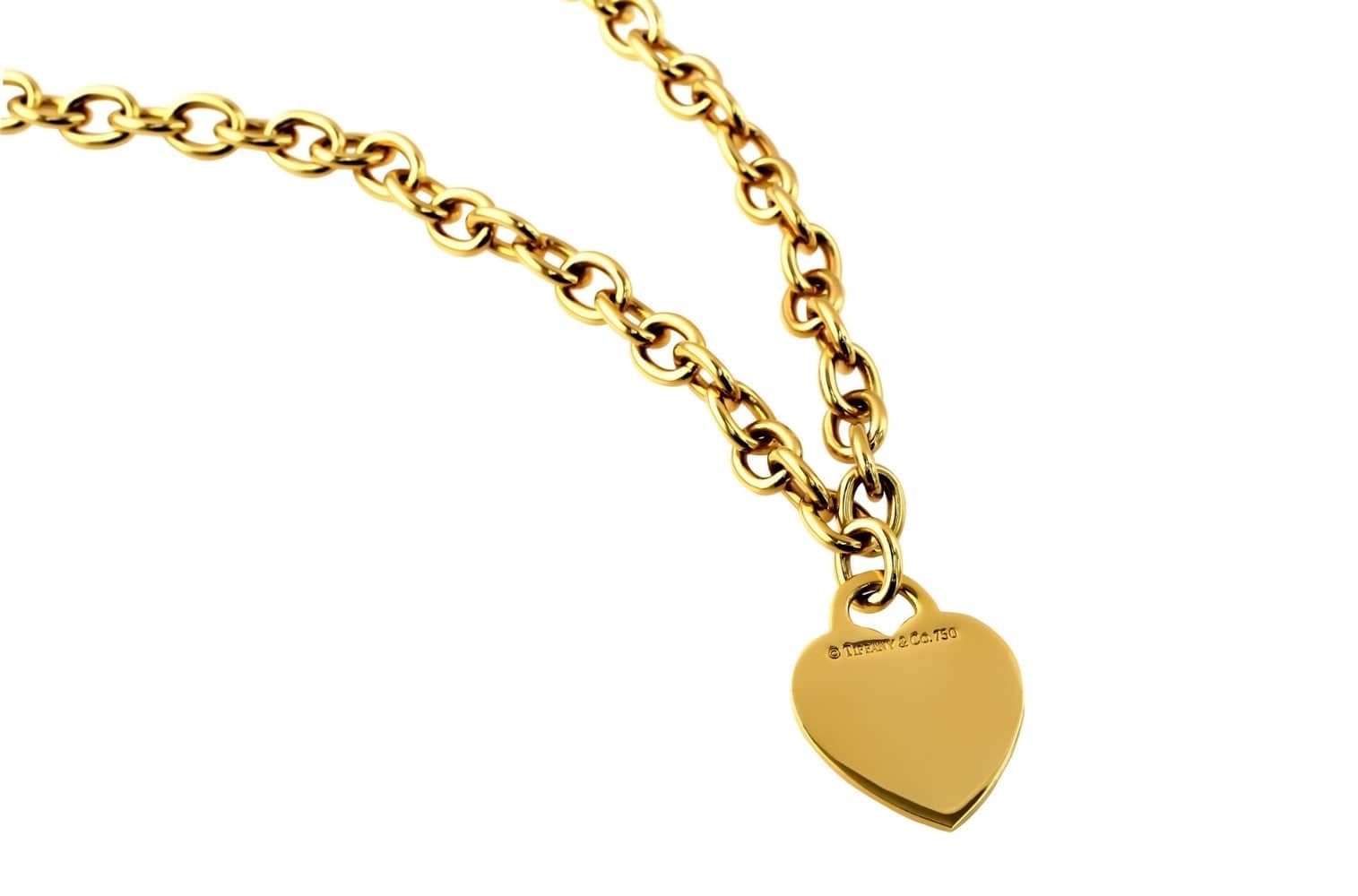 Tiffany and co 2025 necklace chain heart