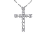 Diamond Cross Pendant Chain