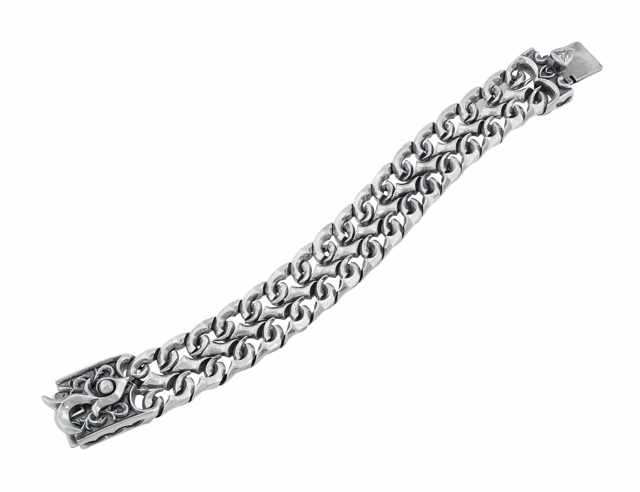 Stephen Webster Men s Sterling Silver Thorn S Link Bracelet CJ