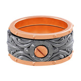 Stephen Webster Men's 18kt Rose Gold & Sterling Silver Band