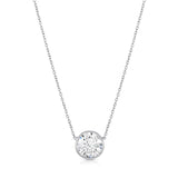 Rivière Platinum 2ct Diamond Solitaire Necklace