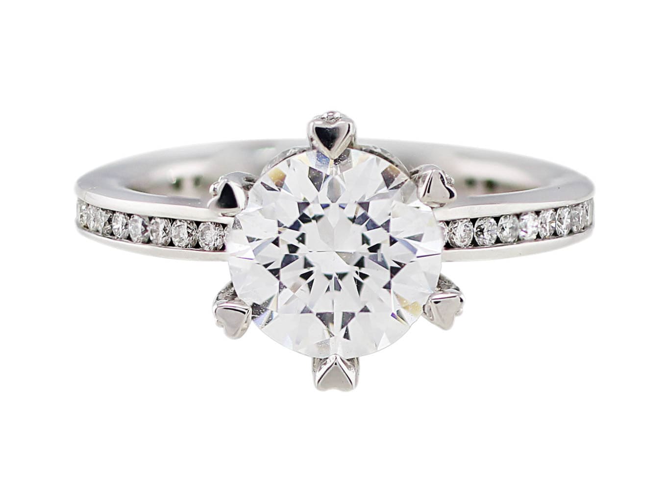 Heart shop prong setting