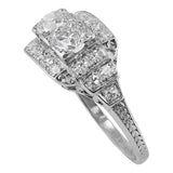 Estate Art Deco Platinum Diamond Ring