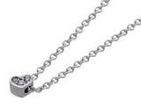 Contemporary Diamond Heart Necklace