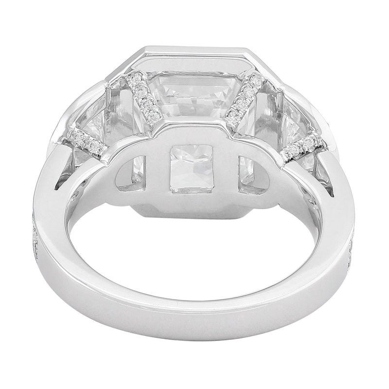 "Riviera" 5.31ct Radiant Diamond Ring