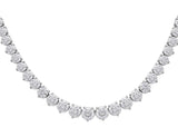 Rivière Platinum 23.03ctw Diamond Graduated Necklace, GIA Certified