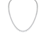 Rivière Platinum 23.03ctw Diamond Graduated Necklace, GIA Certified