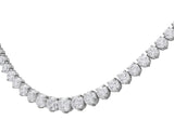 Rivière Platinum 23.03ctw Diamond Graduated Necklace, GIA Certified
