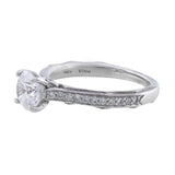 18kt White Gold Classic Semi-Mount Setting