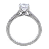 18kt White Gold Classic Semi-Mount Setting