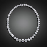 Rivière Platinum 100ct Diamond Necklace, GIA Certified