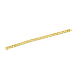 Rivière 18k Yellow Gold 19.07ctw Fancy Vivid Yellow Diamond Bracelet, GIA Certified