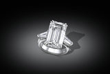 Platinum10.03ct Internally Flawless Emerald Cut Diamond Ring, GIA Certified