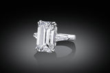 Platinum10.03ct Internally Flawless Emerald Cut Diamond Ring, GIA Certified