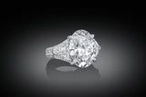 Rivière Platinum 13.96ct Oval Diamond Ring, GIA Certified