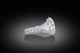 Rivière Platinum 13.96ct Oval Diamond Ring, GIA Certified